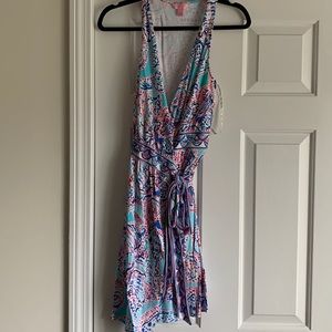 Lilly Pulitzer sleeveless wrap dress